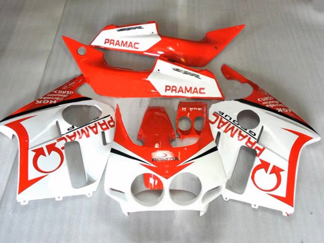 Carenados Moto Honda CBR400RR NC23 1987-1989 - Naranja Blanco Pramac Fábrica