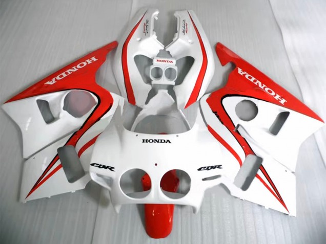 Carenados Moto Honda CBR400RR NC23 1987-1989 - Blanco Rojo Fábrica