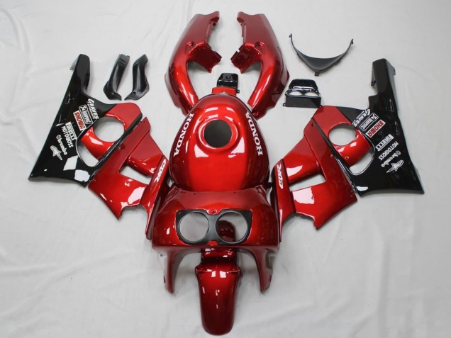 Carenados Moto Honda CBR400RR NC29 1990-1999 - Rojo Negro Brillante Fábrica