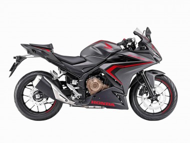 Carenados Moto Honda CBR400R 2022 - Negro Mate Rojo Fábrica