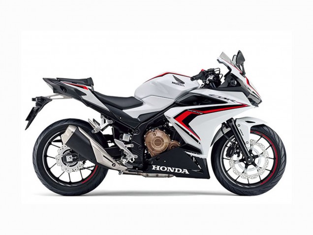 Carenados Moto Honda CBR400R 2022 - Blanco Rojo Negro Brillante Fábrica