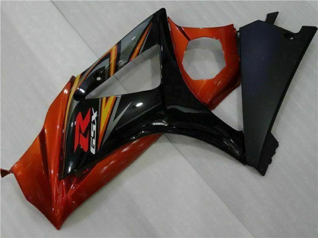 Carenados Moto Suzuki GSXR 1000 2007-2008 - Negro Naranja Fábrica