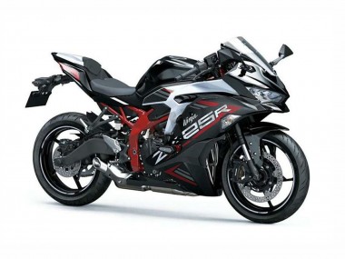 Carenados Moto Kawasaki ZX25R ZX-25R 2019-2025 - Plata Rojo Negro Fábrica