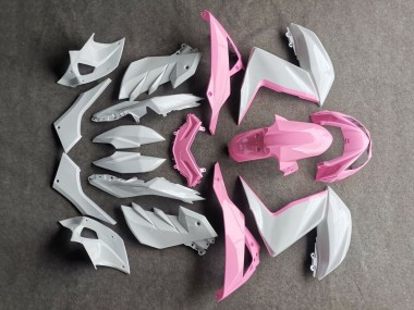 Carenados Moto Kawasaki Z250/Z300 2015-2016 - Blanco Rosa Fábrica
