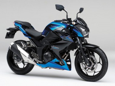 Carenados Moto Kawasaki Z250/Z300 2015-2016 - Azul Negro Mate Fábrica