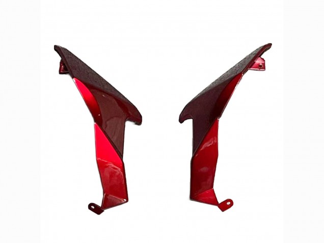 Carenados Moto Kawasaki Z400 2018-2024 - Rojo Caramelo Negro Brillante Fábrica
