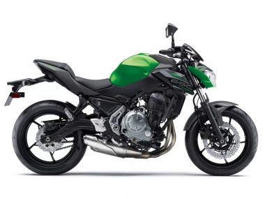 Carenados Moto Kawasaki Ninja Z650 2017-2019 - Negro Verde Plata Fábrica