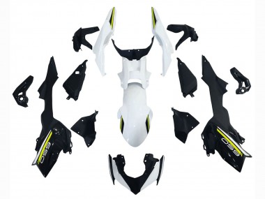 Carenados Moto Kawasaki Ninja Z650 2020-2023 - Blanco Negro Verde Fábrica