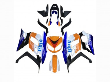 Carenados Moto Kawasaki Z1000SX 2010-2016 - Naranja Blanco Azul Negro Fábrica