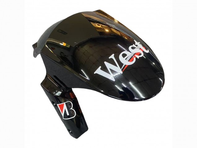 Carenados Moto Kawasaki Z1000SX 2010-2016 - Negro Brillante Oro Blanco Mobil West Fábrica