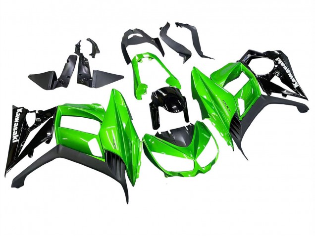 Carenados Moto Kawasaki Z1000SX 2010-2016 - Negro Brillante Negro Mate Verde Fábrica