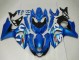 Kits Carenado Moto Suzuki GSXR 1000 2009-2016 - Azul Verde Blanco Fábrica
