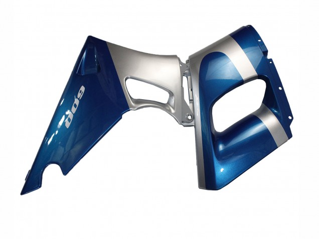 Carenados Moto Kawasaki ZZR400 1993-2007 - Azul Plata Negro Fábrica