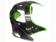 Carenados Moto Kawasaki ZZR400 1993-2007 - Verde Negro Brillante Llama Fábrica