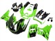 Carenados Moto Kawasaki ZZR600 1998-2003 - Verde Negro Brillante Llama Fábrica