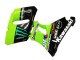 Carenados Moto Kawasaki ZZR400 1993-2007 - Verde Negro Brillante Azul Monstruo Elf Touch4 Bridgestone Fábrica
