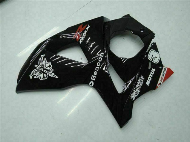Carenados Moto Suzuki GSXR 1000 2009-2016 - Negro Brillante Rojo Faro Motul Fábrica