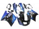 Carenados Moto Kawasaki ZZR1100 1990-1992 - Azul Negro Brillante Fábrica
