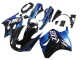 Carenados Moto Kawasaki ZZR1100 1990-1992 - Azul Negro Brillante Fábrica