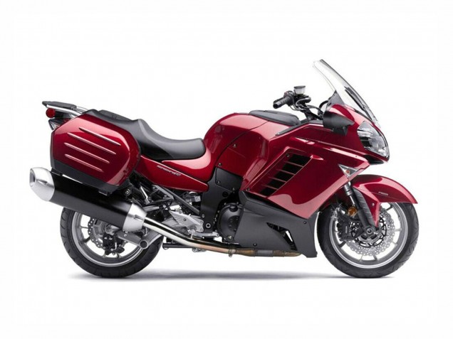 Carenados Moto Kawasaki GTR1400/ZG1400 2007-2009 - Burgundy Negro Fábrica