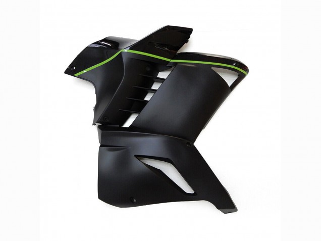 Carenados Moto Kawasaki GTR1400/ZG1400 2007-2009 - Negro Mate Verde Línea Fábrica