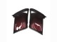 Carenados Moto Kawasaki GTR1400/ZG1400 2007-2009 - Rojo Granate Negro Fábrica