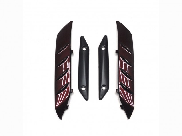 Carenados Moto Kawasaki GTR1400/ZG1400 2007-2009 - Rojo Granate Negro Fábrica
