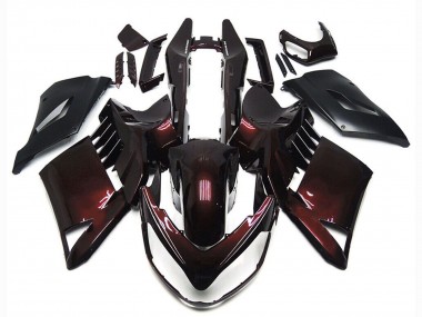 Carenados Moto Kawasaki GTR1400/ZG1400 2007-2009 - Rojo Granate Negro Fábrica