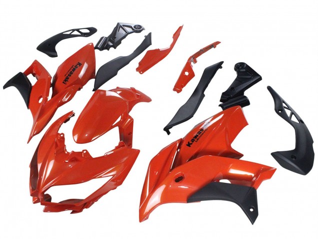 Carenados Moto Kawasaki Versys 650 2015-2021 - Rojo Negro Mate Fábrica