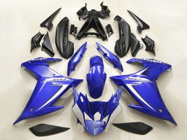 Carenado Moto Yamaha FZ6R 2009-2015 - Azul Blanco Fábrica