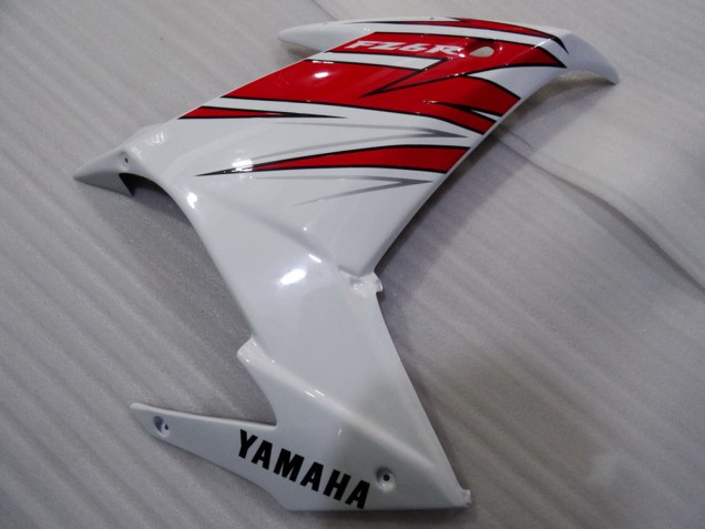 Carenados Moto Yamaha FZ6R 2009-2015 - Blanco Rojo Negro Fábrica