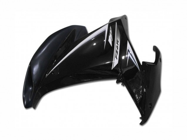 Carenados Moto Yamaha FZ6R 2009-2015 - Negro Brillante Blanco Fábrica
