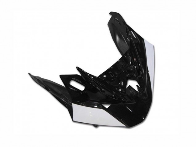Carenados Moto Yamaha FZ6R 2009-2015 - Negro Brillante Blanco Fábrica