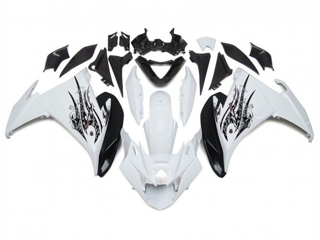 Carenados Moto Yamaha FZ6R 2009-2015 - Blanco Negro Fábrica