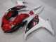 Carenados Moto Yamaha FZ6R 2009-2015 - Rojo Blanco Negro 6 Fábrica