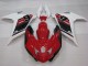 Carenados Moto Yamaha FZ6R 2009-2015 - Rojo Blanco Negro 6 Fábrica