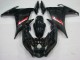 Carenados Moto Yamaha FZ6R 2009-2015 - Negro Brillante Rojo Fábrica