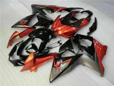 Carenados Moto Suzuki GSXR 1000 2009-2016 - Naranja Negro Brillante Fábrica