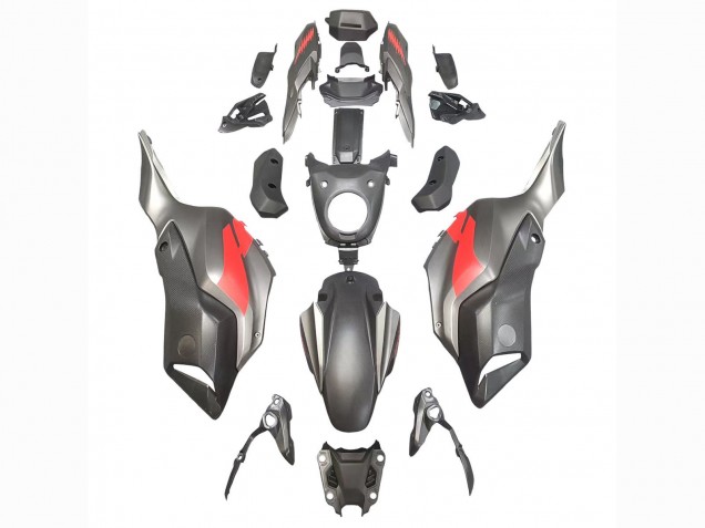 Carenados Moto Yamaha MT07/FZ07 2012-2017 - Gris Rojo Fábrica