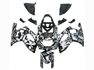 Carenados Moto Yamaha YZF600R Thundercat 1996-2007 - Negro Blanco Gris Camouflage Fábrica