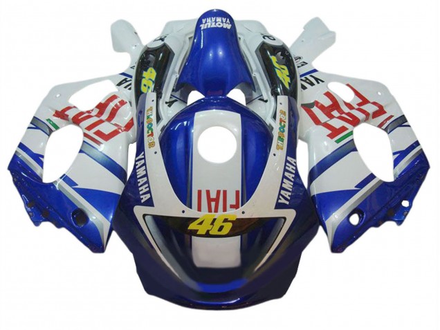Carenados Moto Yamaha YZF600R Thundercat 1996-2007 - Blanco Azul Rojo Fiat 46 Fábrica