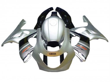 Carenados Moto Yamaha YZF600R Thundercat 1996-2007 - Plata Gris Negro Brillante Fábrica