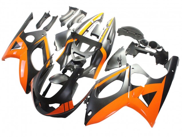 Carenados Moto Yamaha YZF600R Thundercat 1996-2007 - Negro Naranja Fábrica