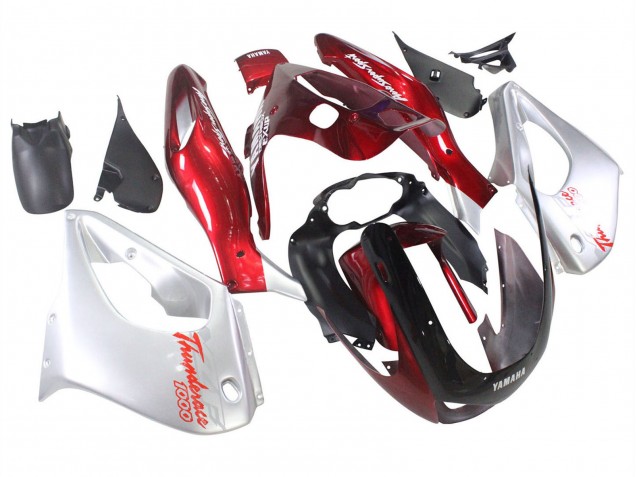 Carenados Moto Yamaha YZF 1000R Thunderace 1997-2007 - Rojo Plata Thunderace Fábrica