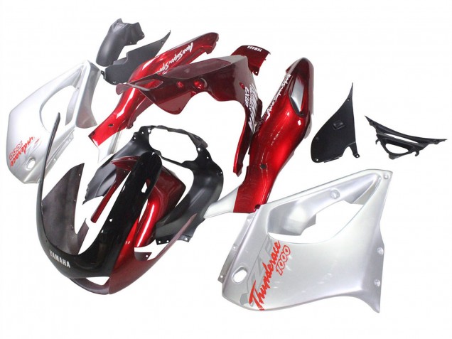 Carenados Moto Yamaha YZF 1000R Thunderace 1997-2007 - Rojo Plata Thunderace Fábrica