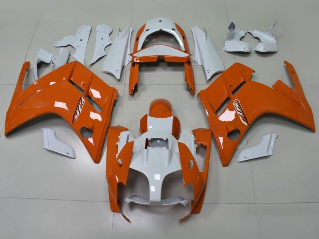 Carenados Moto Yamaha FJR1300 2001-2006 - Naranja Blanco Fábrica