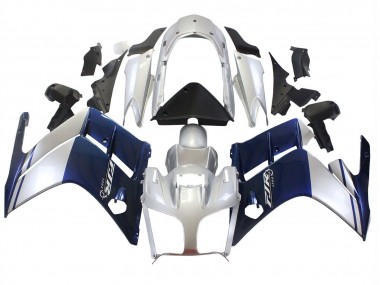 Carenados Moto Yamaha FJR1300 2001-2006 - Azul Oscuro Plata Fábrica