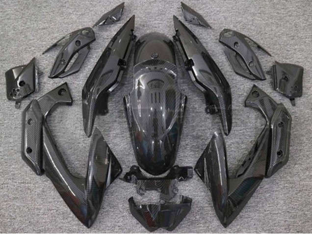 Carenados Moto Yamaha XJ6 2009-2012 - Negro FibraCarbono Fábrica