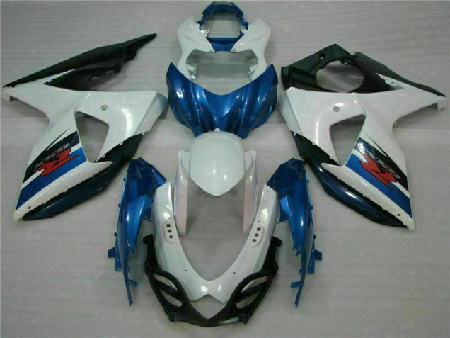 Kits Carenados ABS Suzuki GSXR 1000 2009-2016 - Blanco Azul Negro Fábrica