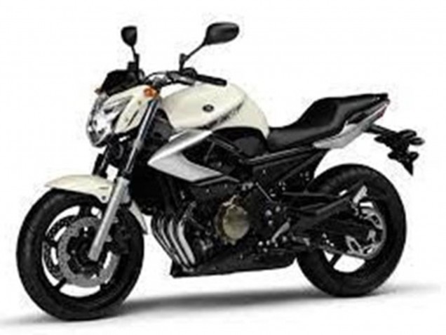 Carenados Moto Yamaha XJ6 2009-2012 - Blanco Plata Negro Fábrica